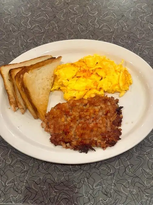 Corn Beef Hash Slam (Farm Fresh Eggs).