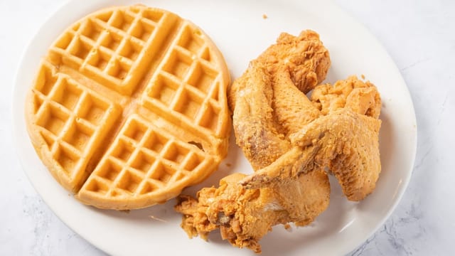3 Wings and a Waffle (Chicken Wings).