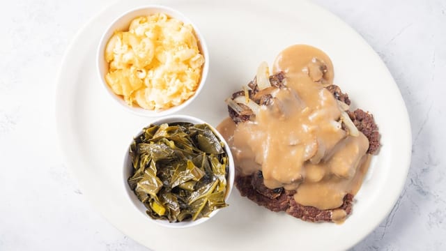 Hamburger Steak.