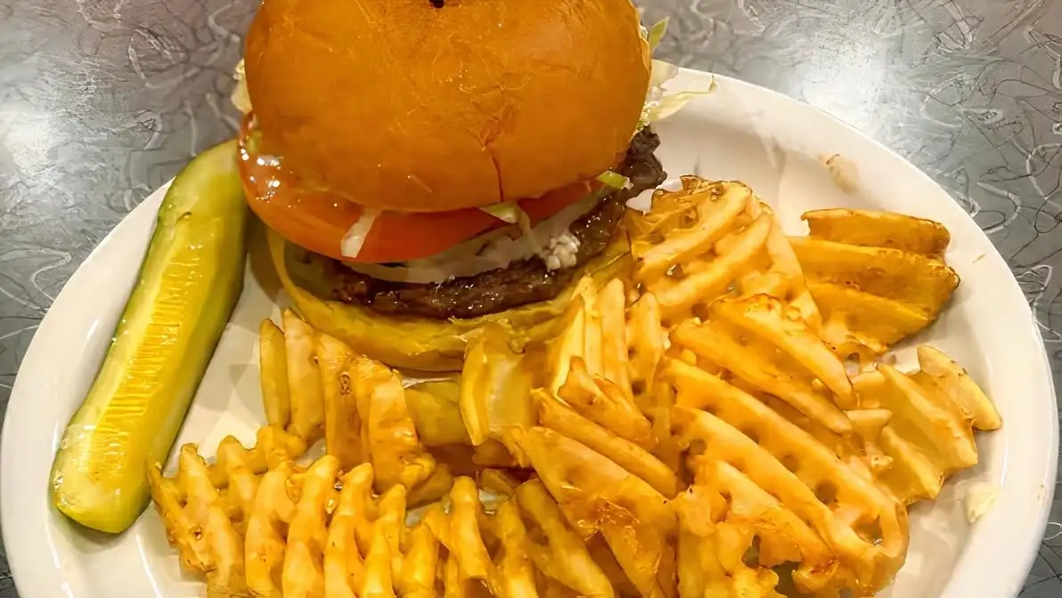 Black and Bleu Burger.