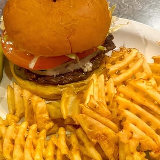 Black and Bleu Burger